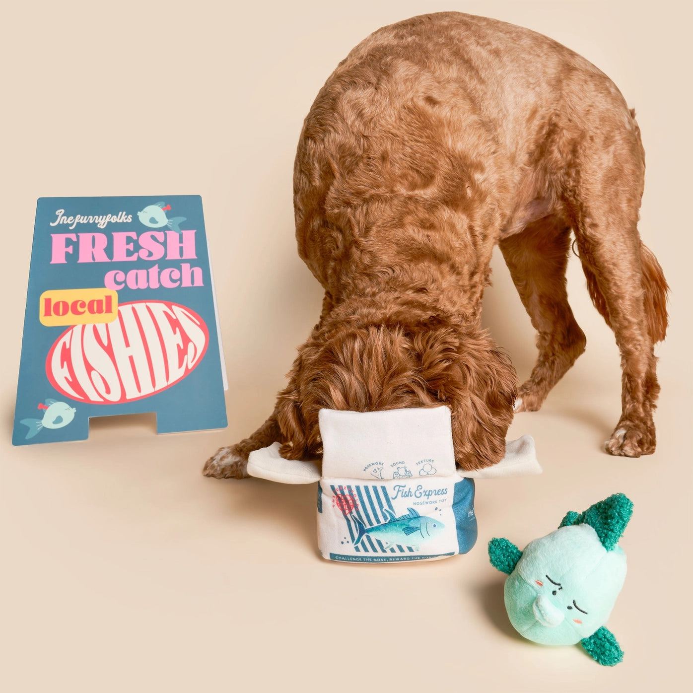 Fishy Nosework Toy - The Furryfolks