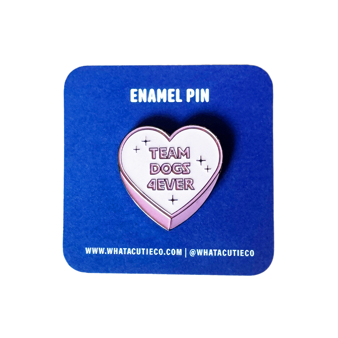 Team Dogs 4ever Enamel Pin