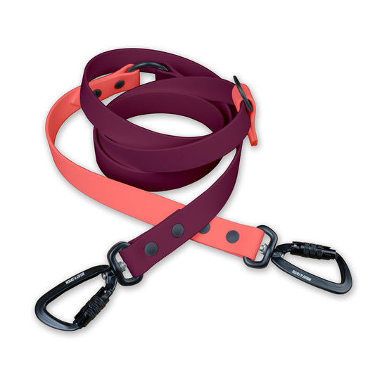 Burgundy x Coral | Infinity Leash