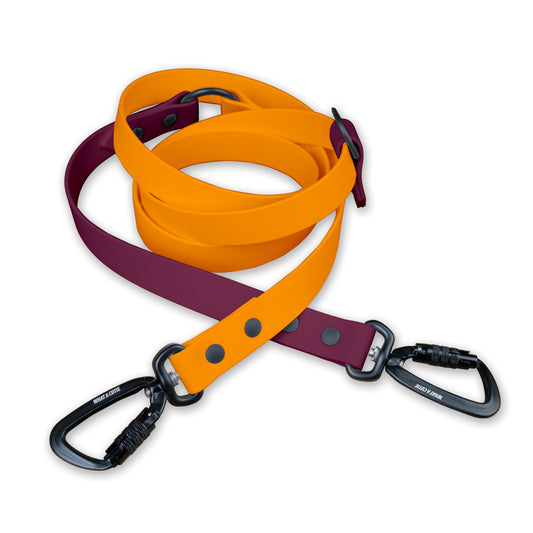 Orange x Burgundy | Infinity Leash